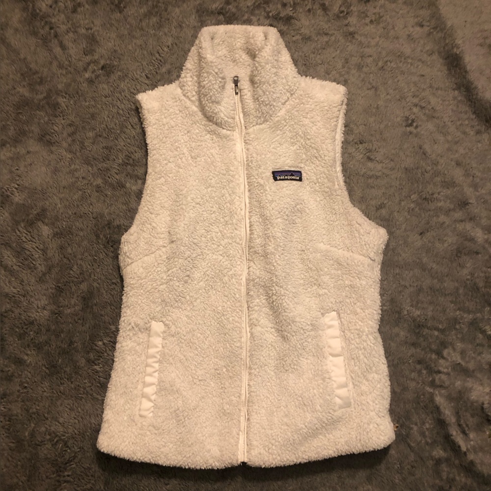 Patagonia Cream Fleece Vest